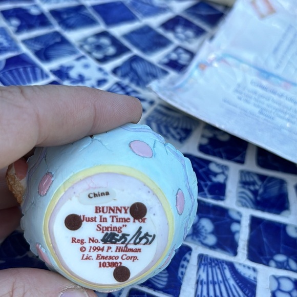 Cherished Teddies Bunny "Just in Time for Spring" (103802) 1994 - Picture 4 of 7